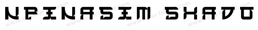 NPINasim Shadow Regular字体转换